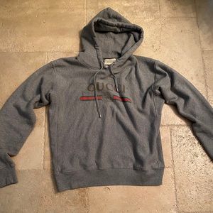 gucci belt logo hoodie